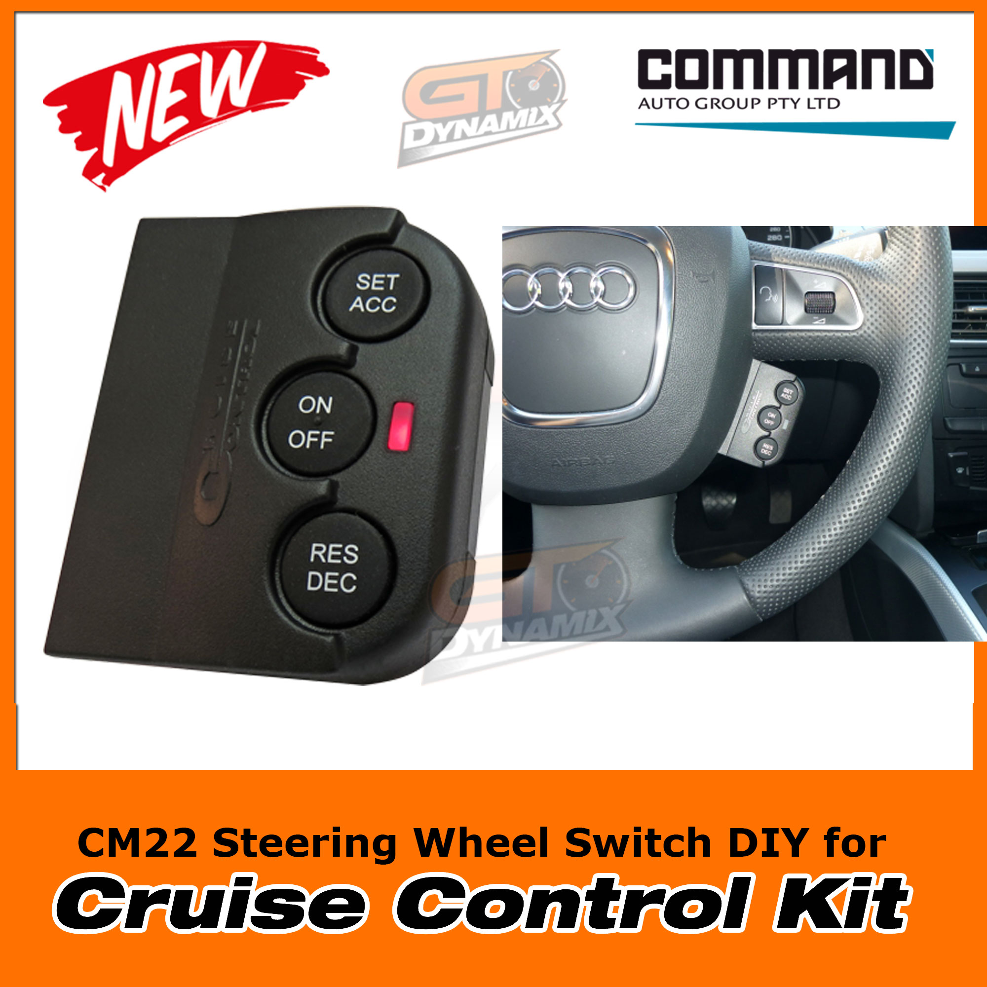 Command CM22 Cruise Steering Wheel CONTROL SWITCH Suits AP300 AP500