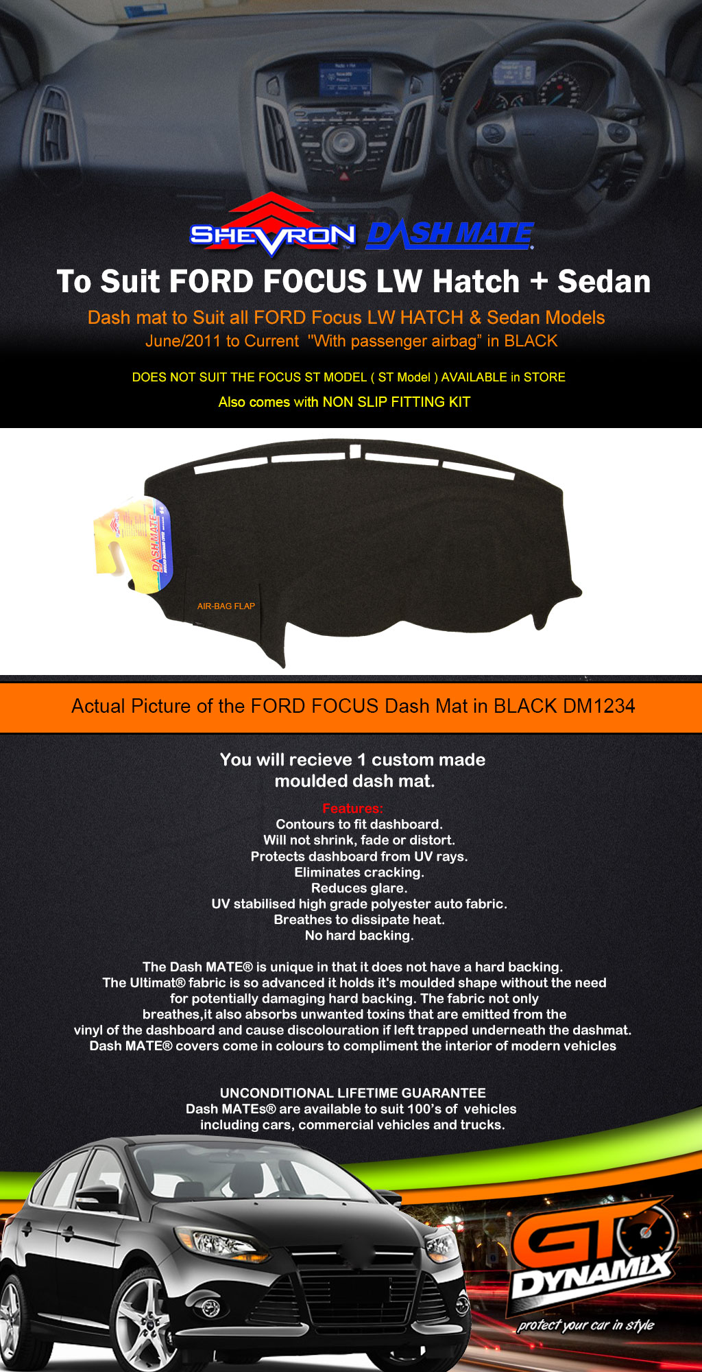 ford dashboard parts on Car Truck Parts Parts Accessories Dash Mat Suit Ford Focus Lw Lz Late 2011 To June 2018 Sent In A Box