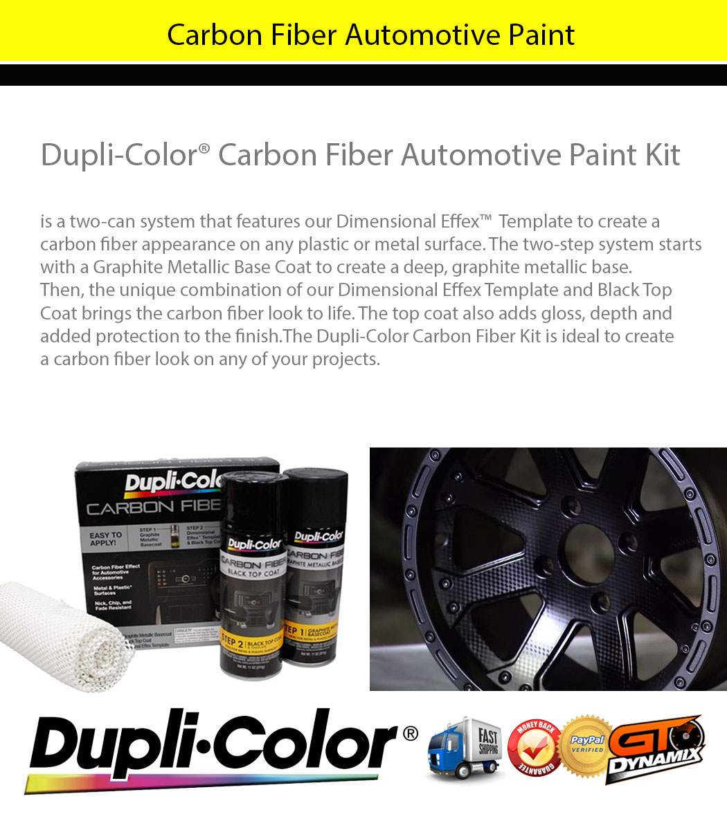 Duplicolor Carbon Fibre Automotive Paint KIT DRIFT JDM 180SX S13 R32