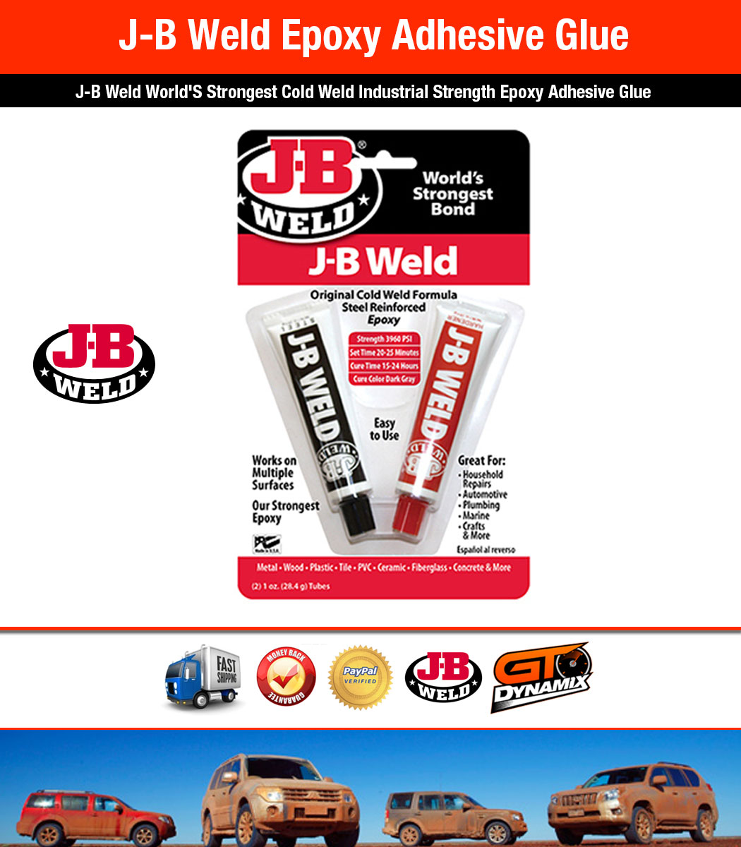 Jb JB Weld Worlds Strongest Cold Weld Epoxy Adhesive Industrial